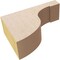 Ekena Millwork 2"W x 6"D x 4"H Classic Del Monte Rough Cedar Woodgrain TimberThane Corbel, Primed Tan CORUR02X06X04DELRCPR - alternate 6